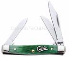 Case Knife Emerald Green Bone's