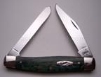 Case Knife Green Curly Oak's