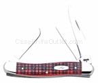 Case Knife Red Plaid's
