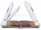 Case Knife Mammoth Ivory with Fluted Bolst's